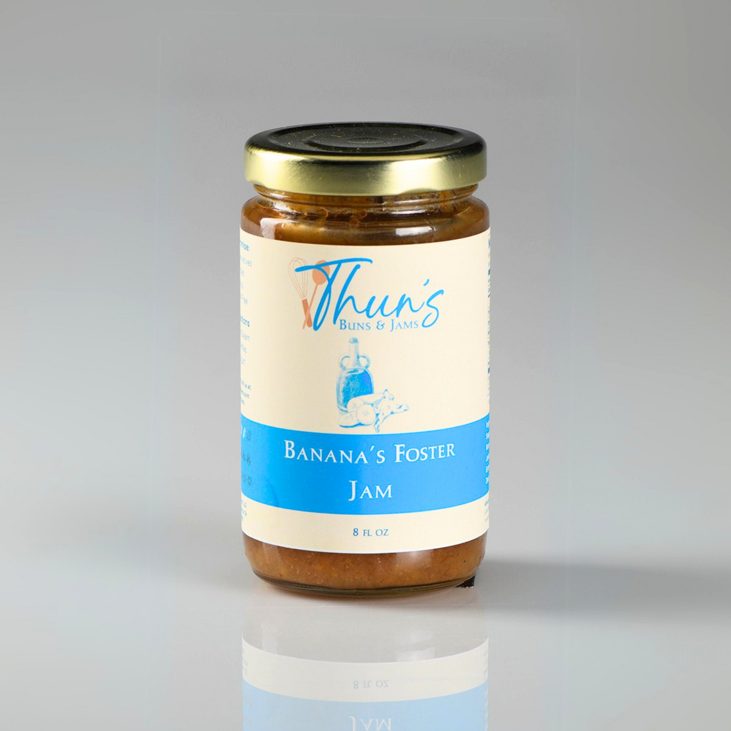 Thuns Buns and Jams Bananas Foster Jam Best Seller