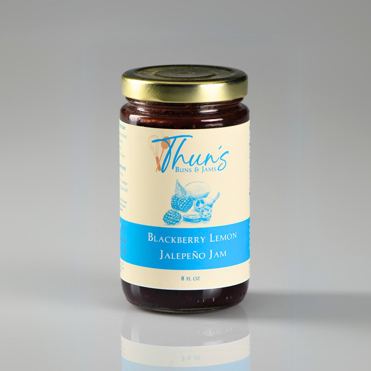 Thuns Buns and Jams Blackberry Lemon Jalapeno Jam Charcuterie Collection