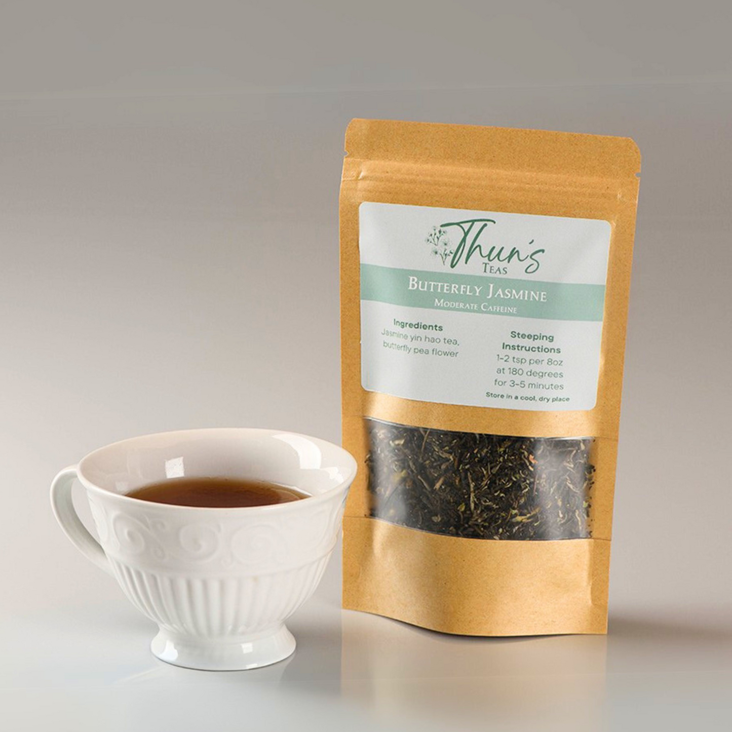 Thuns Buns and Jams Butterfly Jasmine Tea Wellness Collection Shop Hand Made Small Batch Teas and Jams