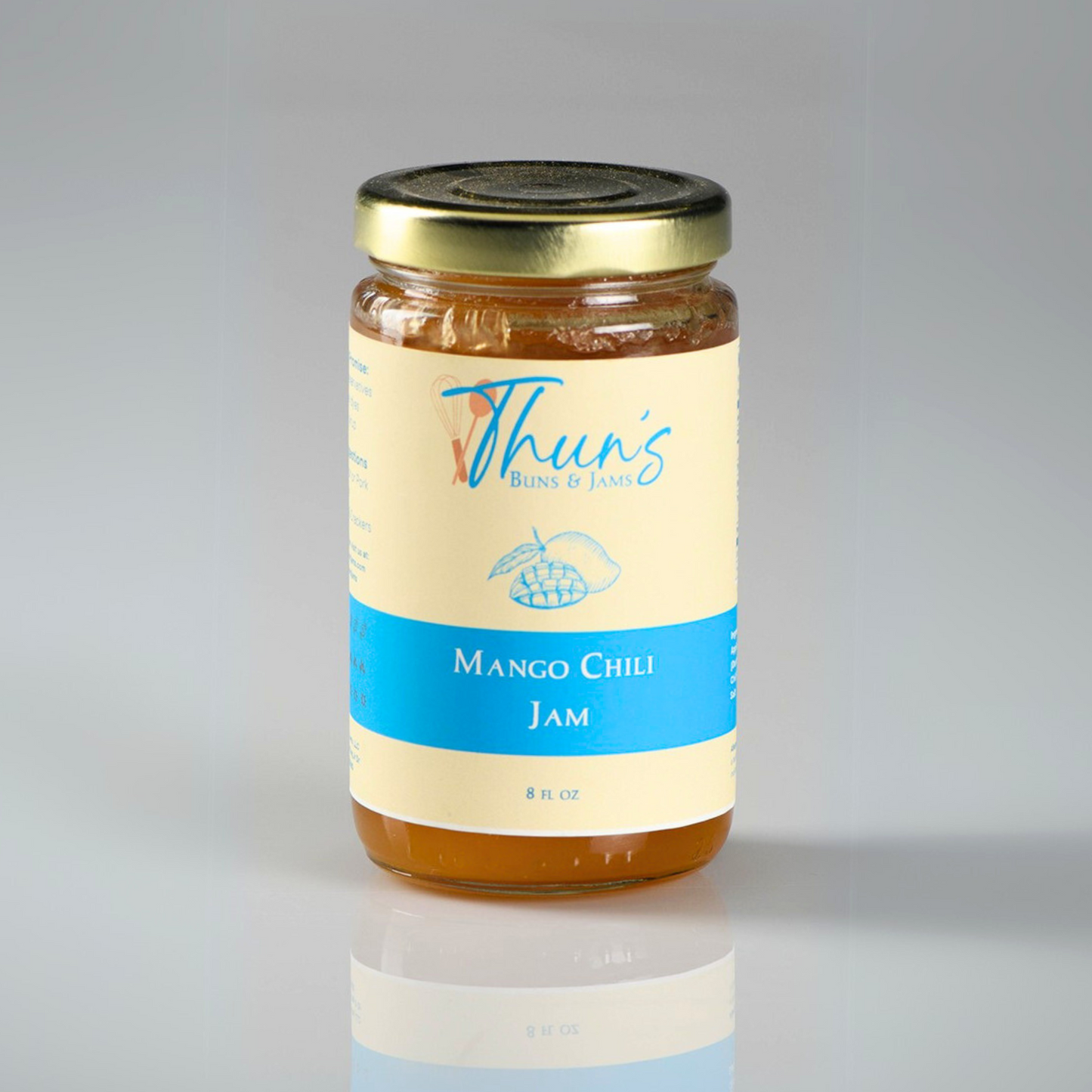 Thuns Buns and Jams Mango Chili Jam Charcuterie Collection Shop Hand Made Small Batch Jams
