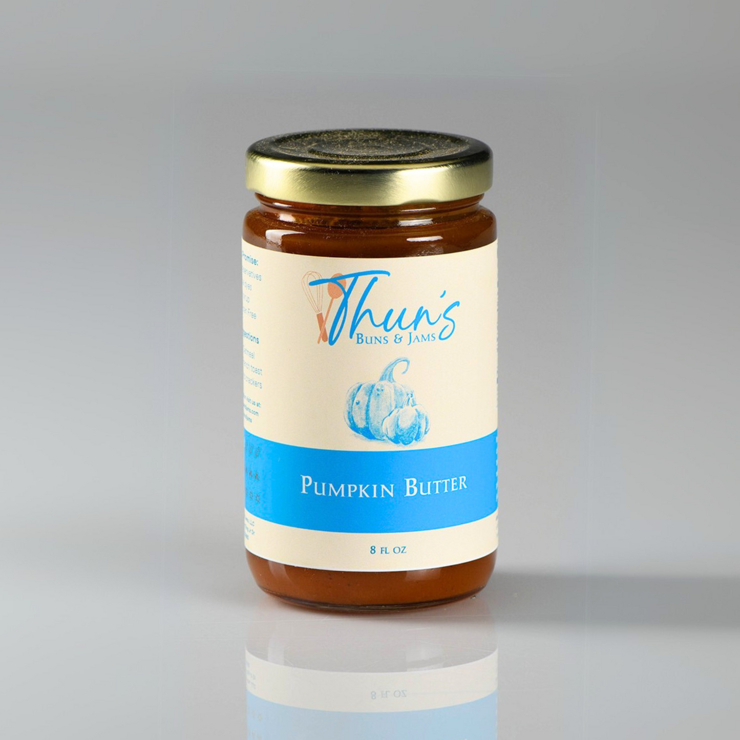 Thuns Buns and Jams Pumpkin Butter Seasonal Collection Shop Hand Made Small Batch Jams