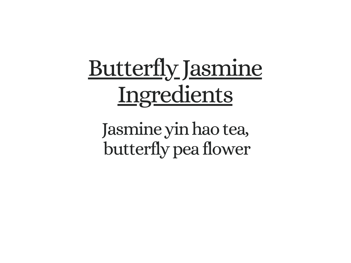 Butterfly Jasmine Green Tea
