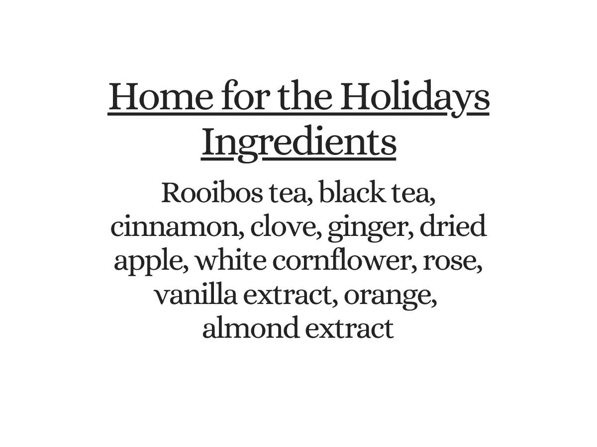 Home for the Holidays Spice Tea