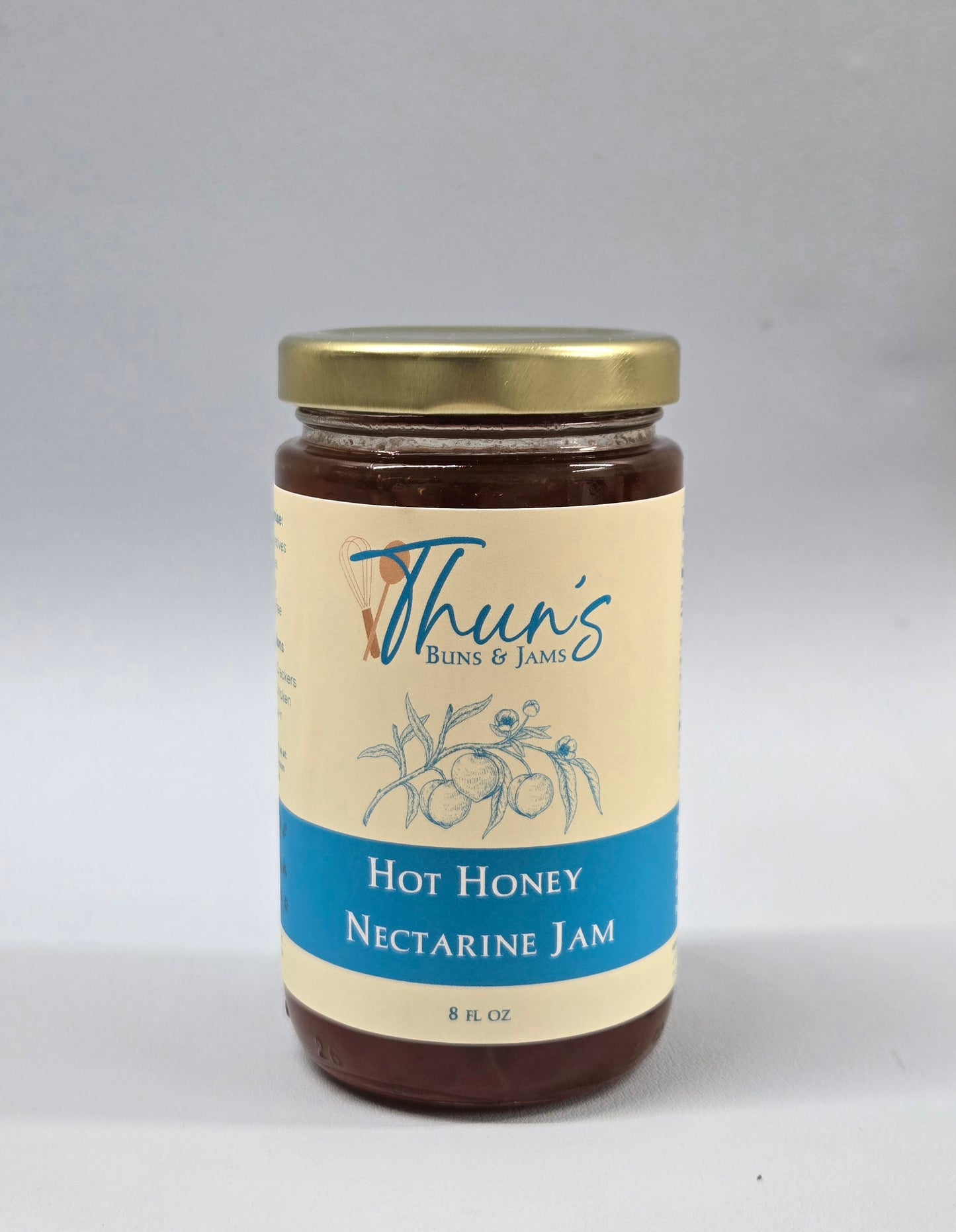 Hot Honey Nectarine Jam