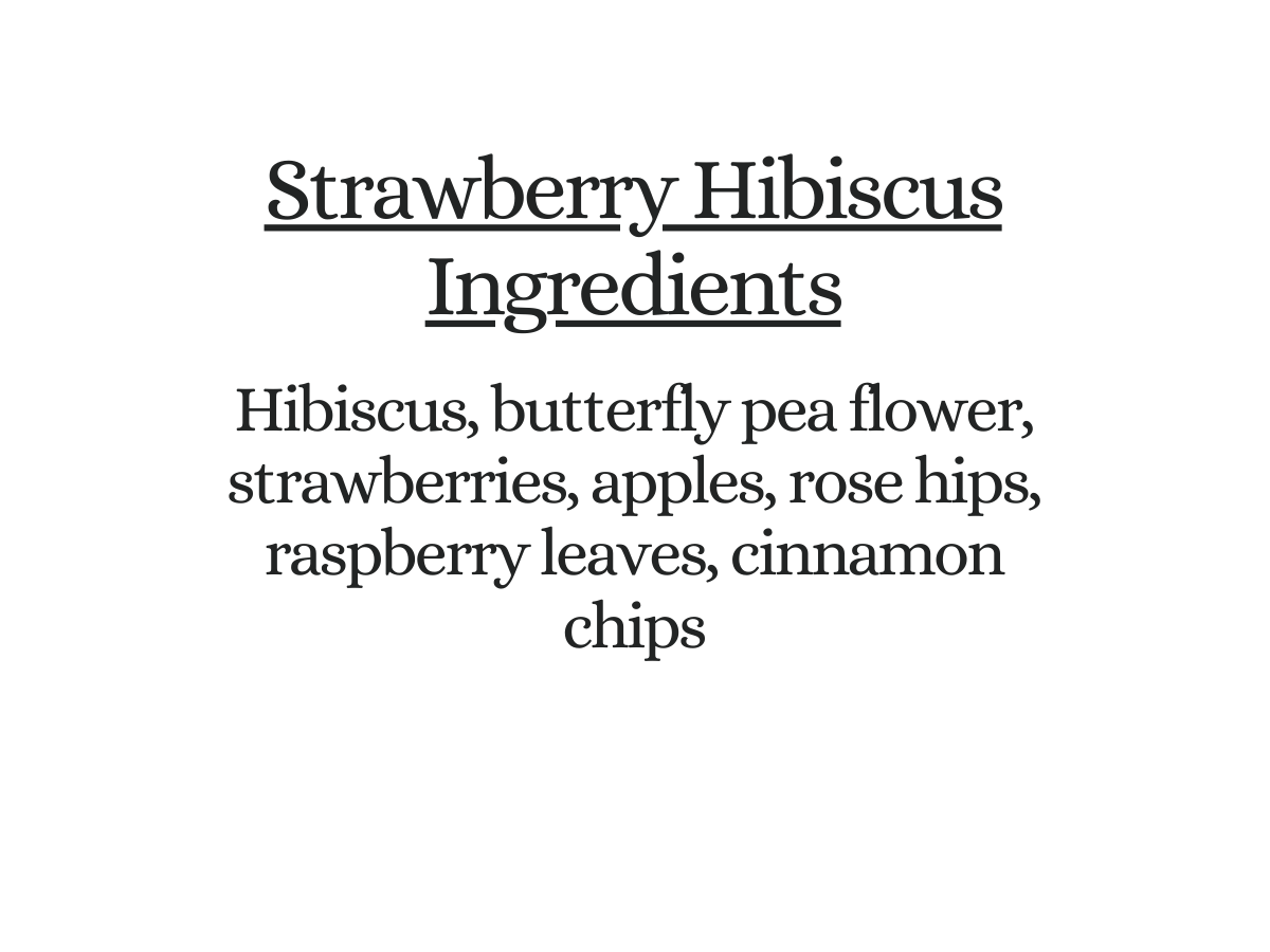 Strawberry Hibiscus Herbal Tea